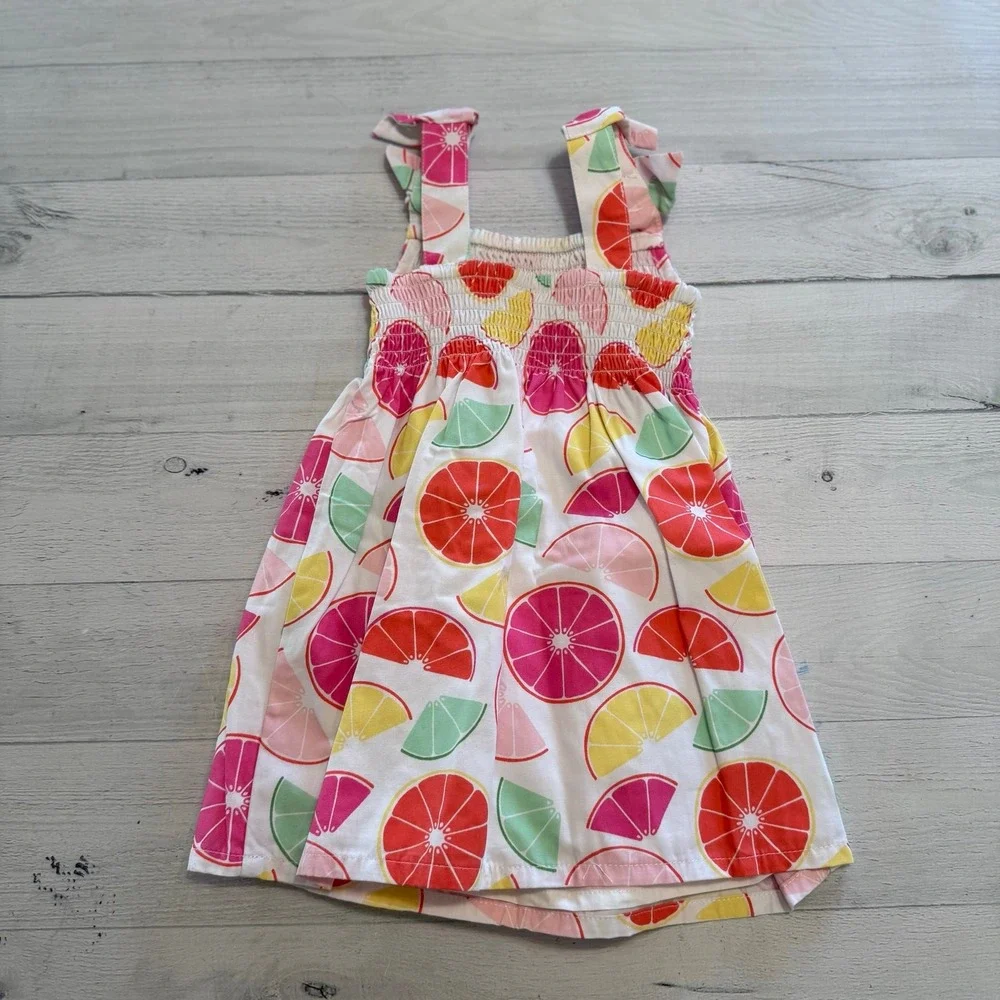 Gymboree baby girl lemon dress 6-12 months‎ NEW